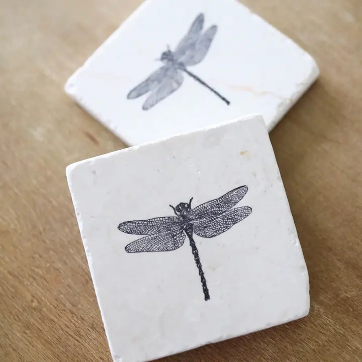 Dragonfly Marble Coaster