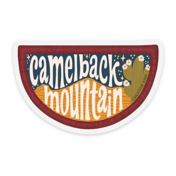 Camelback Mountain Clear Back Sticker