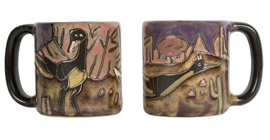 Roadrunner Round Stoneware Mug