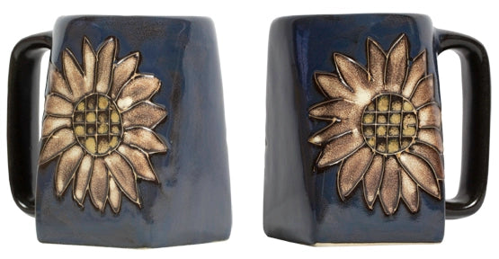 Sunflower Square Stoneware Mug