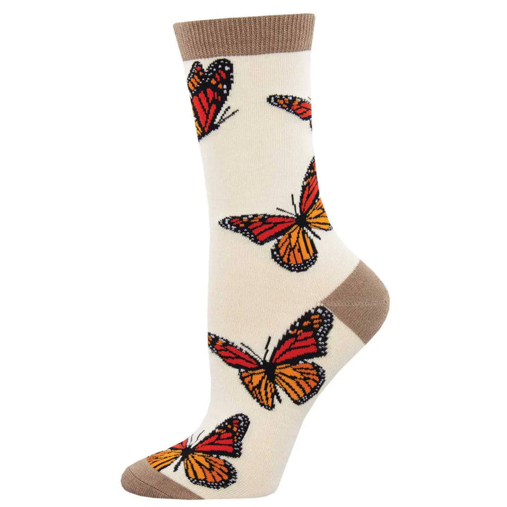 Monarch Butterfly Socks