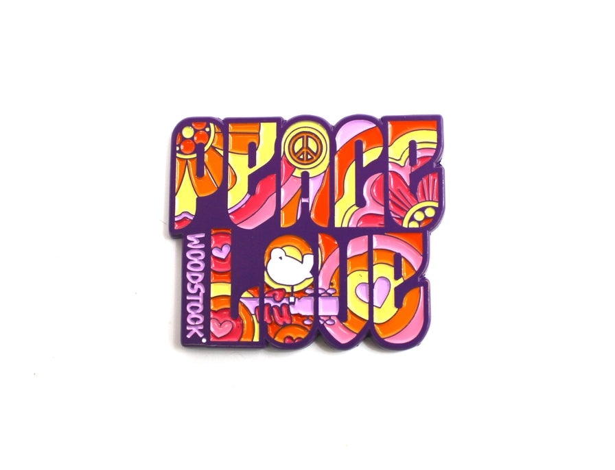 The Woodstock Peace & Love Pin