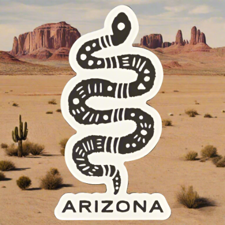 Arizona Rattlesnake Sticker