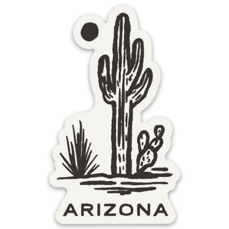 Arizona Saguaro Cactus Sticker