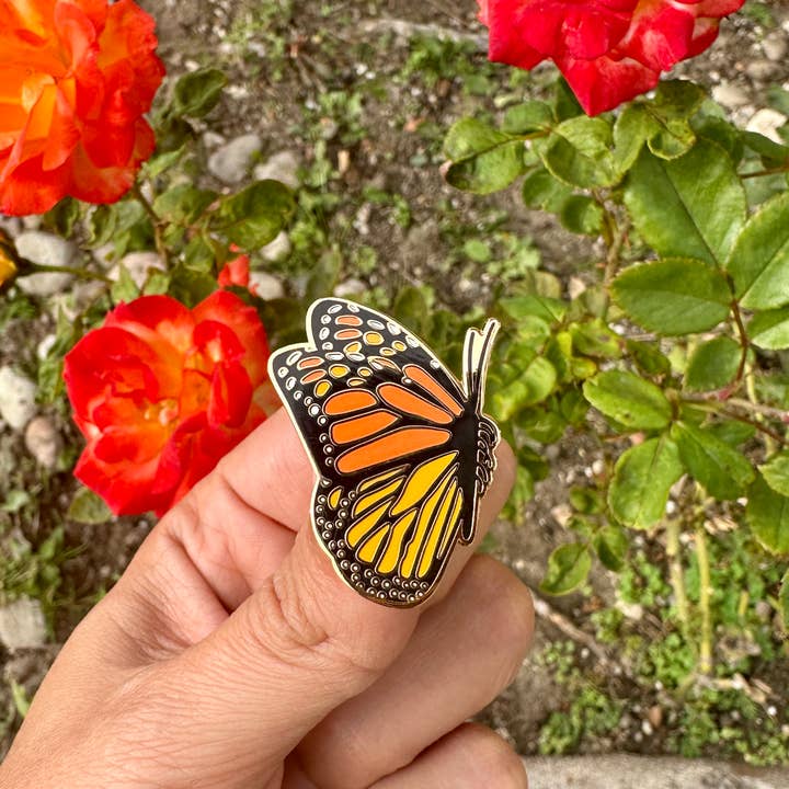 Monarch Butterfly Enamel Pin