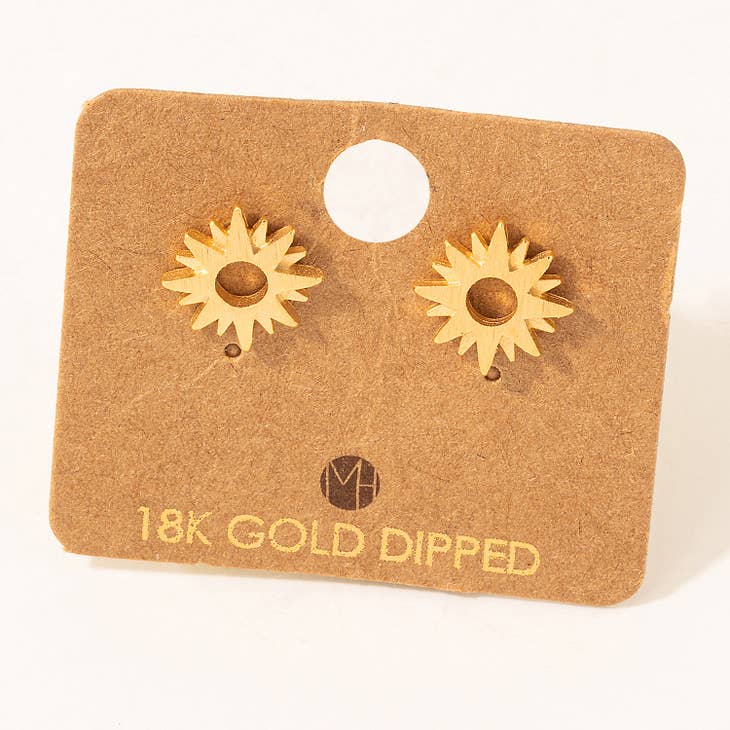 Mini Sun Stud Earrings