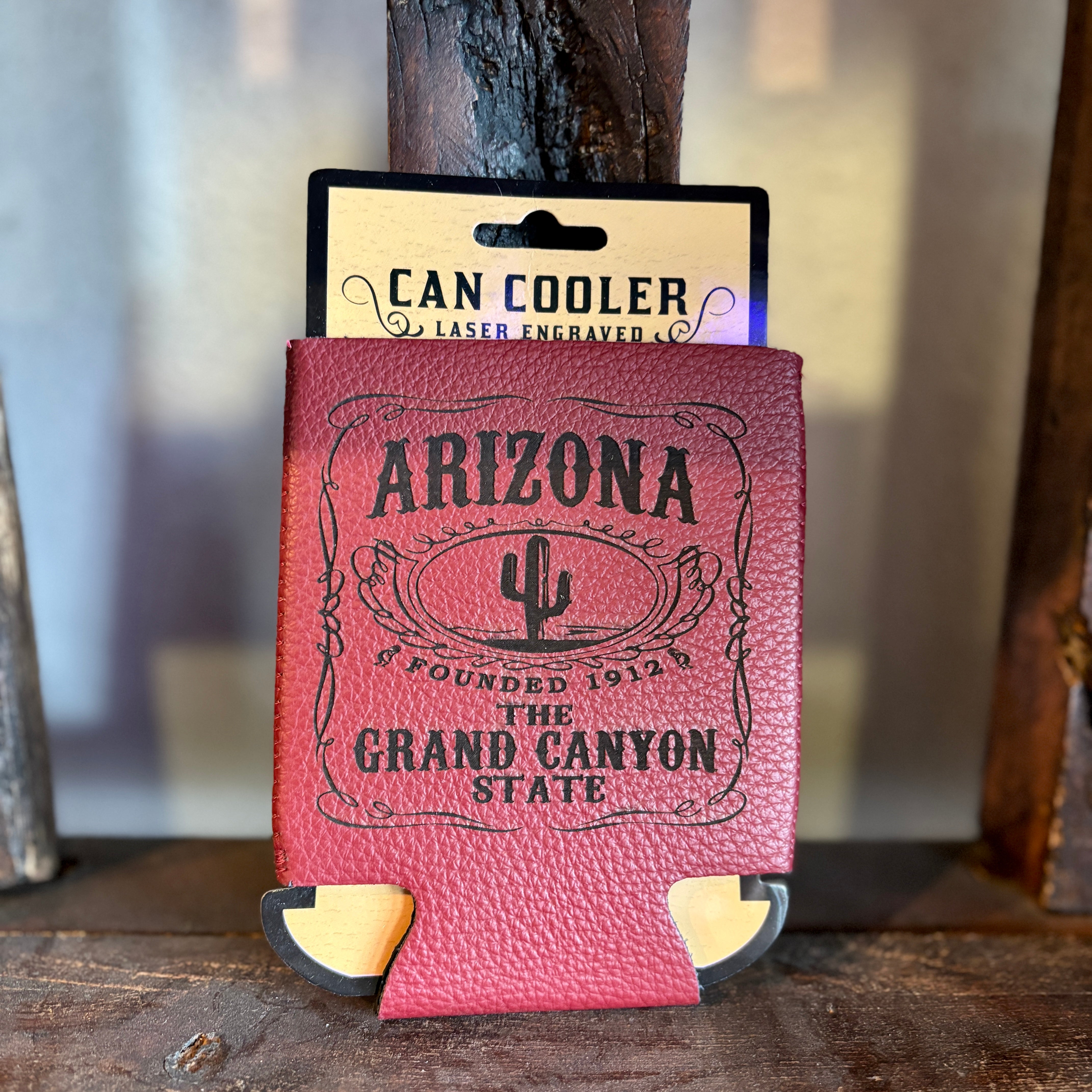 Arizona Leather Koozie