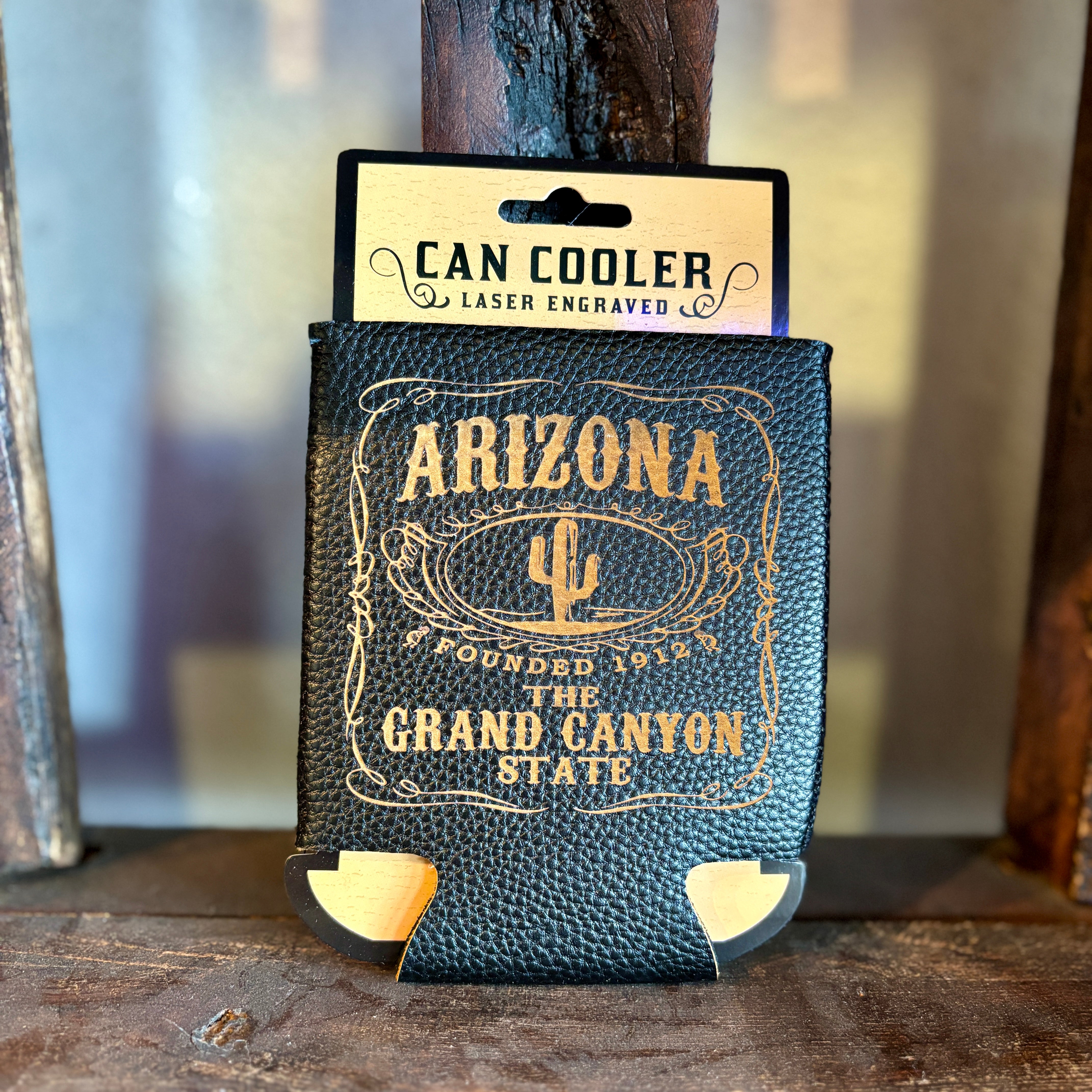 Arizona Leather Koozie