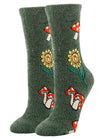 Mushroom Fields Women's Fuzzy Socks