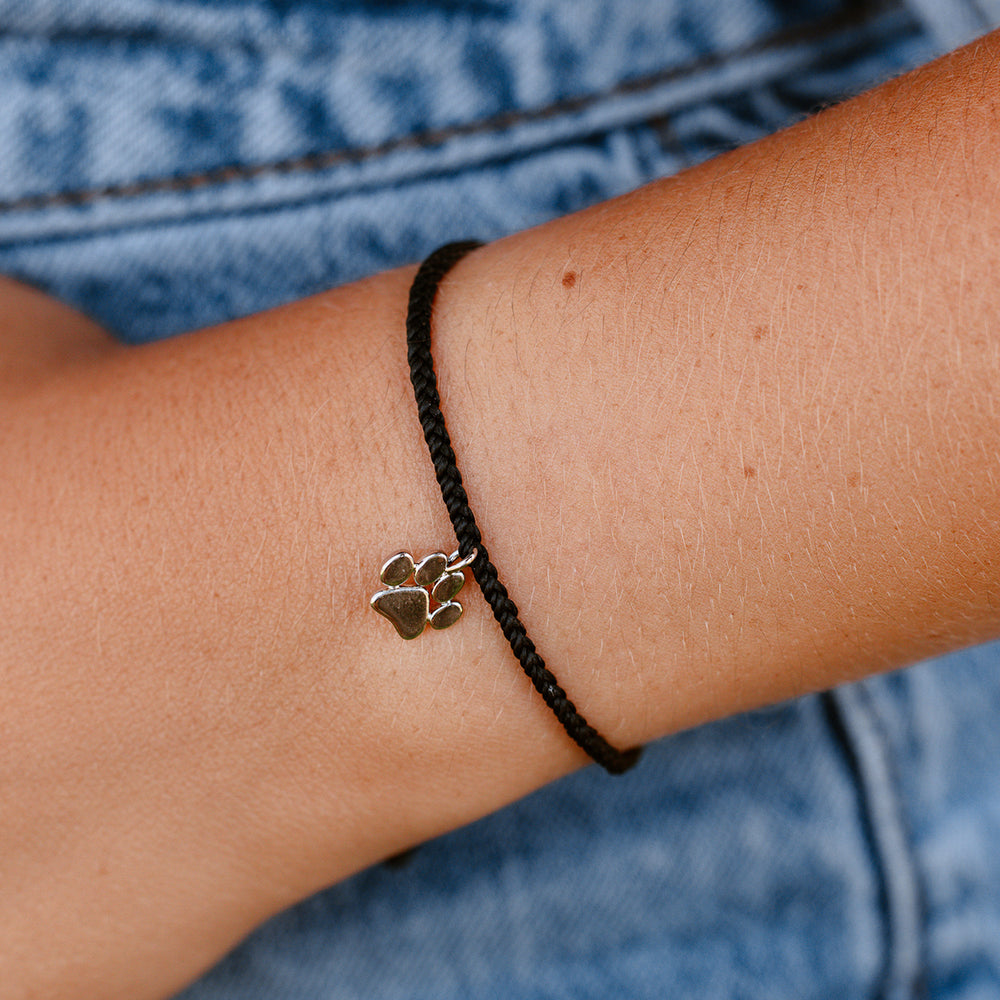 Paw Print Charm Bracelet