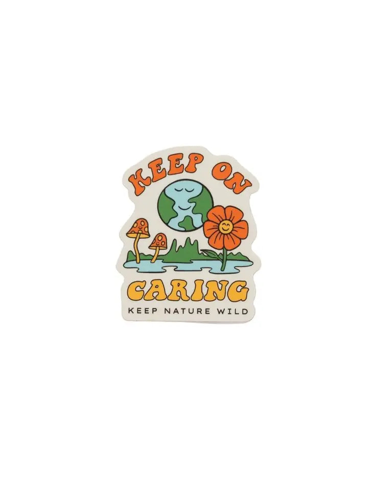 Keep On Caring Sticker