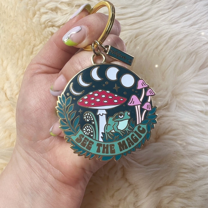 See The Magic Enamel Keychain