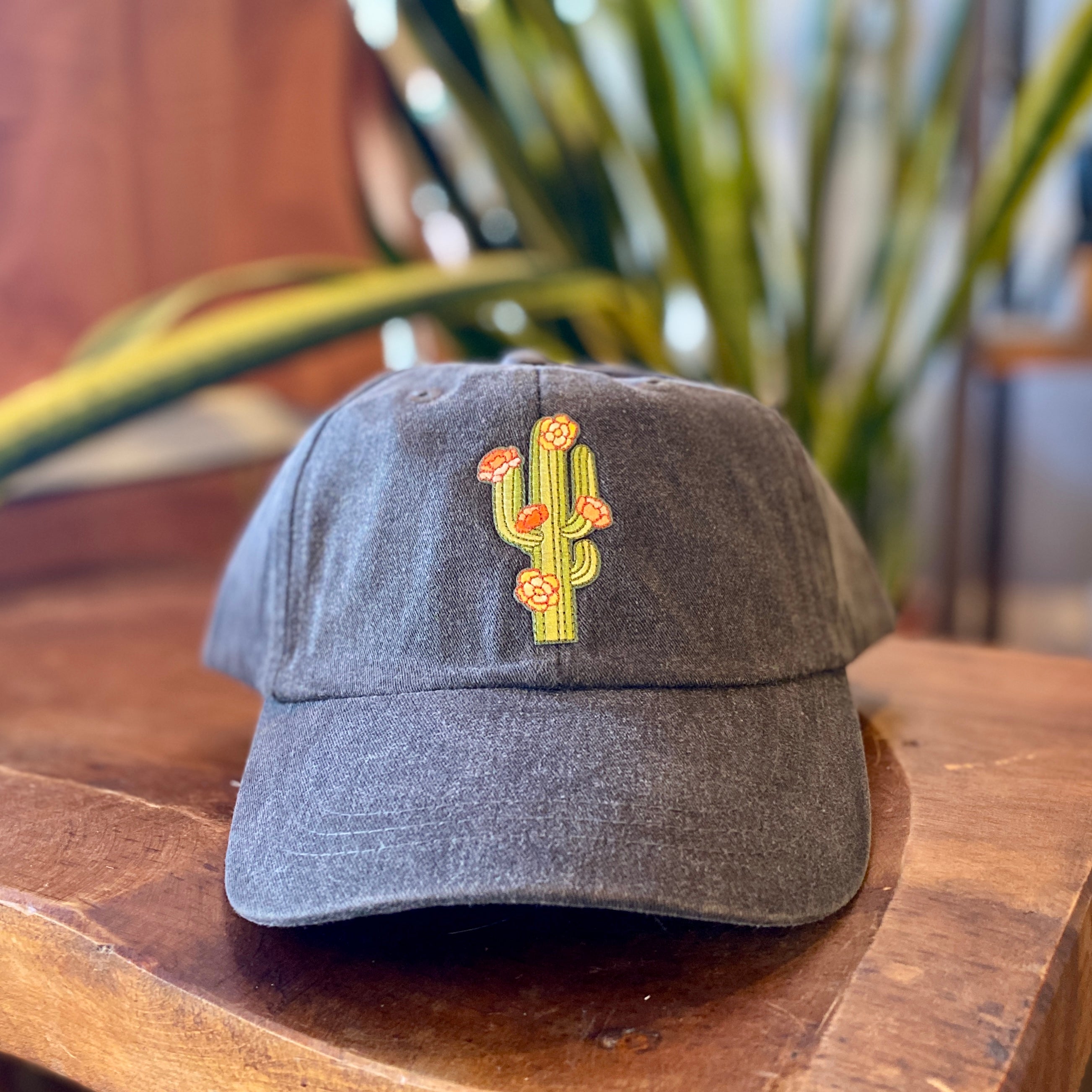 Saguaro Dad Hat - Charcoal