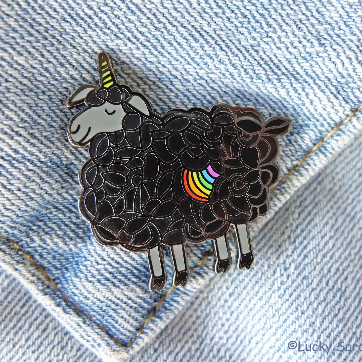 Magical Black Sheep Pin