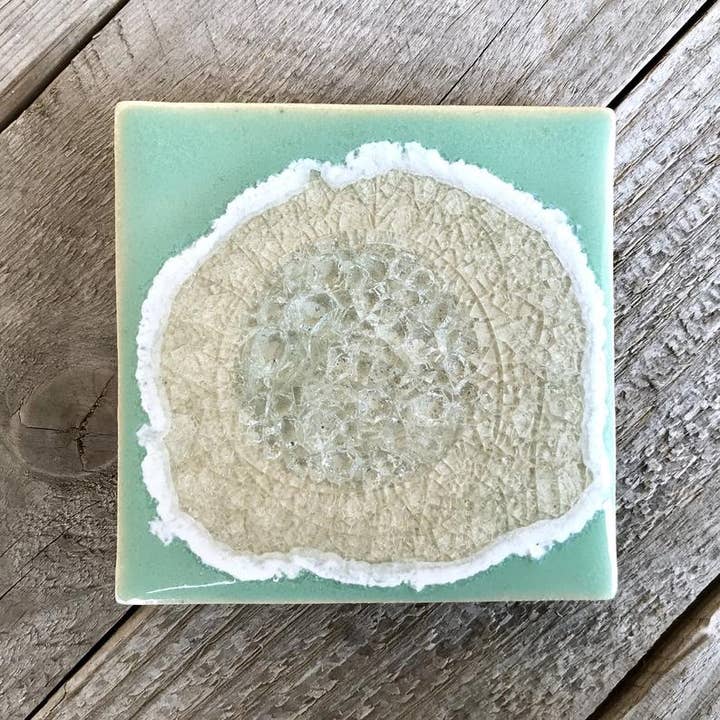 Stoneware & Glass Coaster