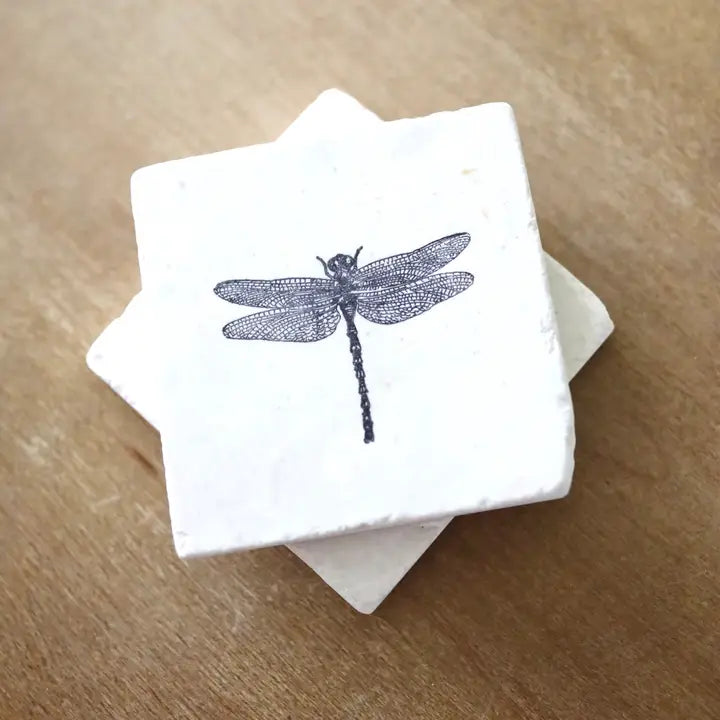 Dragonfly Marble Coaster