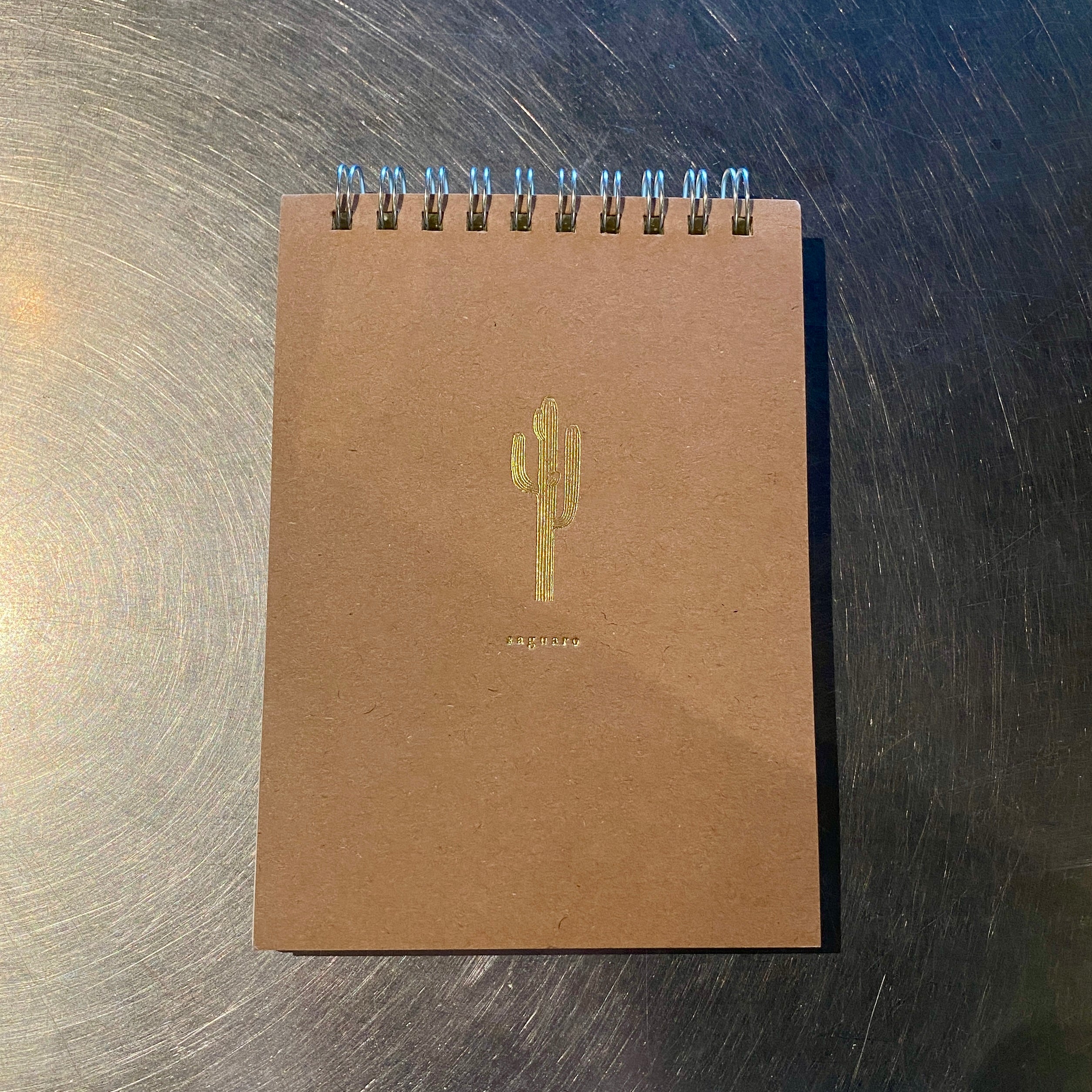 Foil Embossed Kraft Top Spiral Notebook