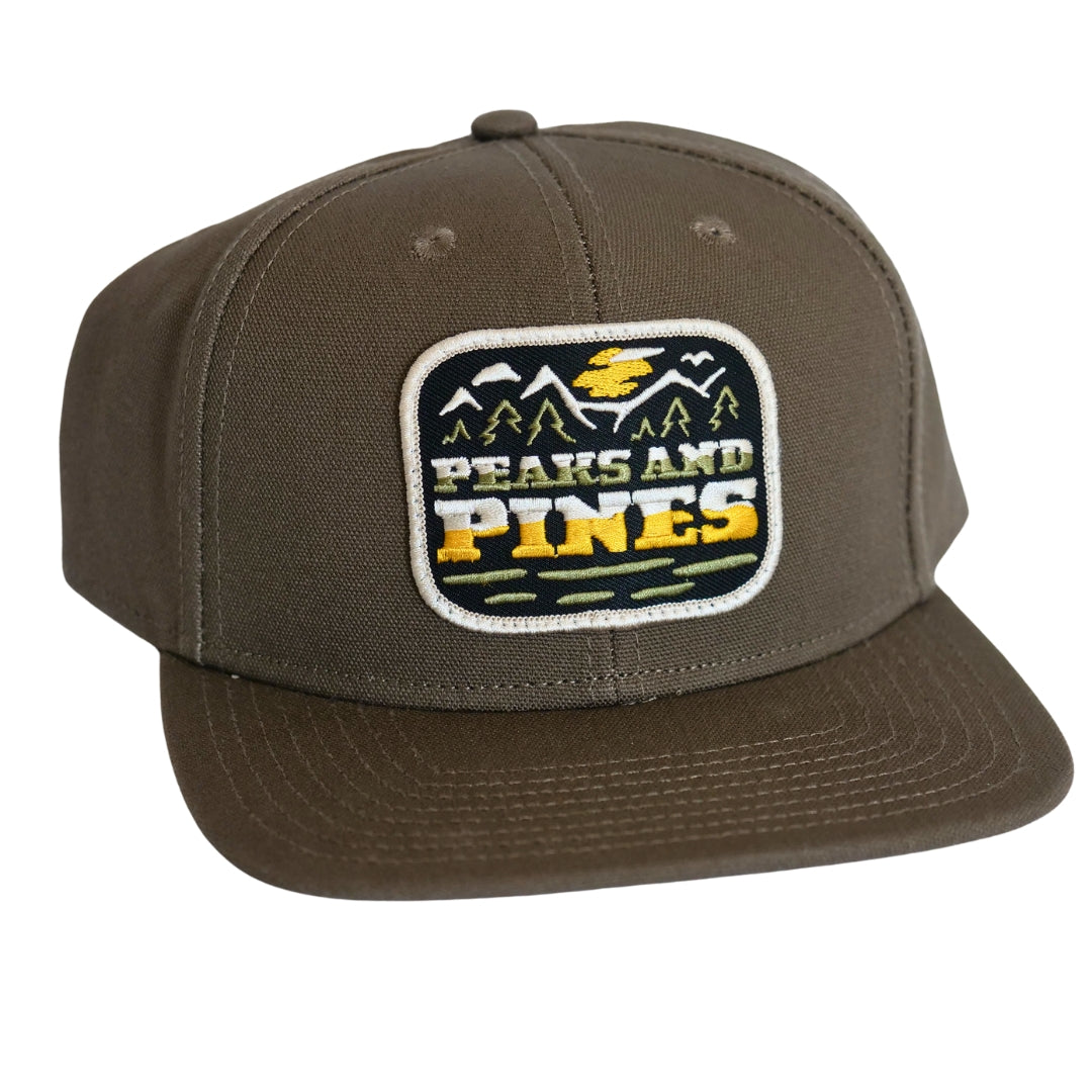 Peaks and Pines Canvas Classic Snapback