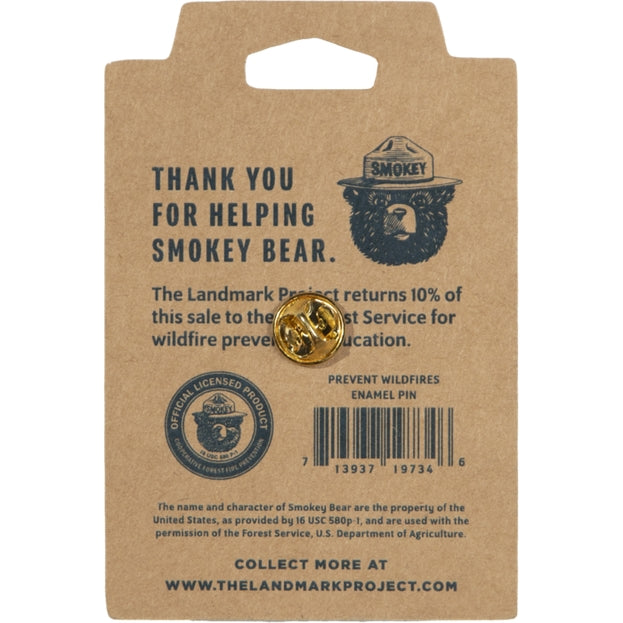 Smokey Bear Postage Stamp Pin