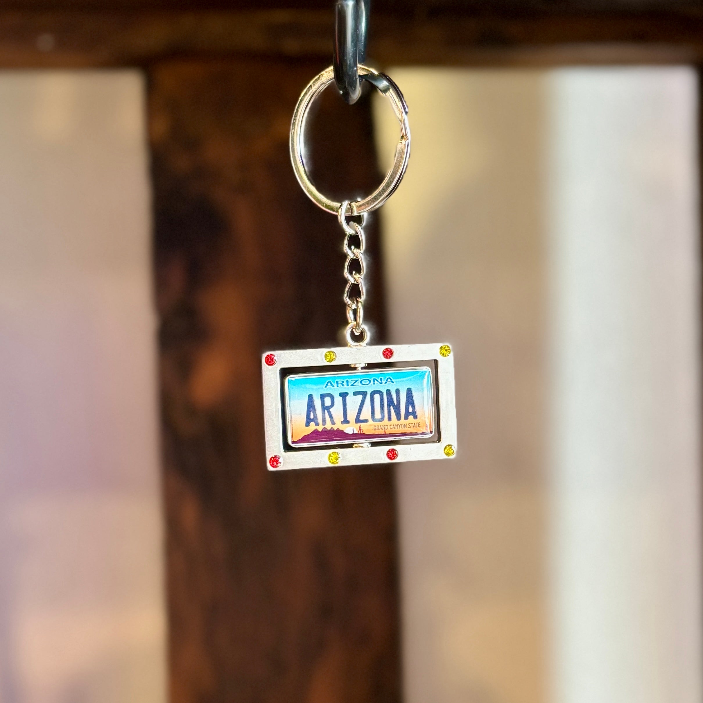 Arizona License Plate Keychain