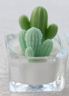 Cactus & Succulent Tealight Candle