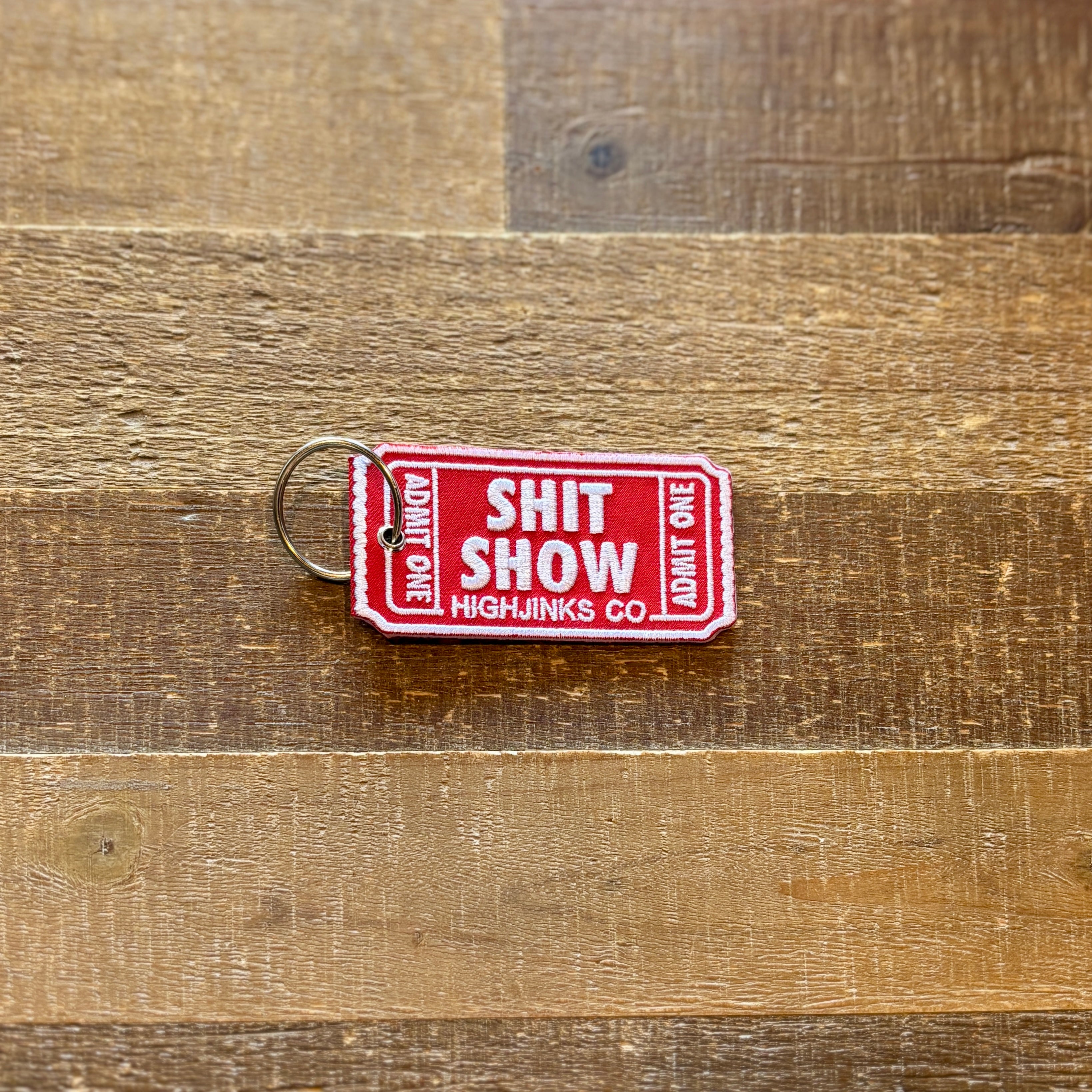 Ticket to the Sh*t Show Key Tag