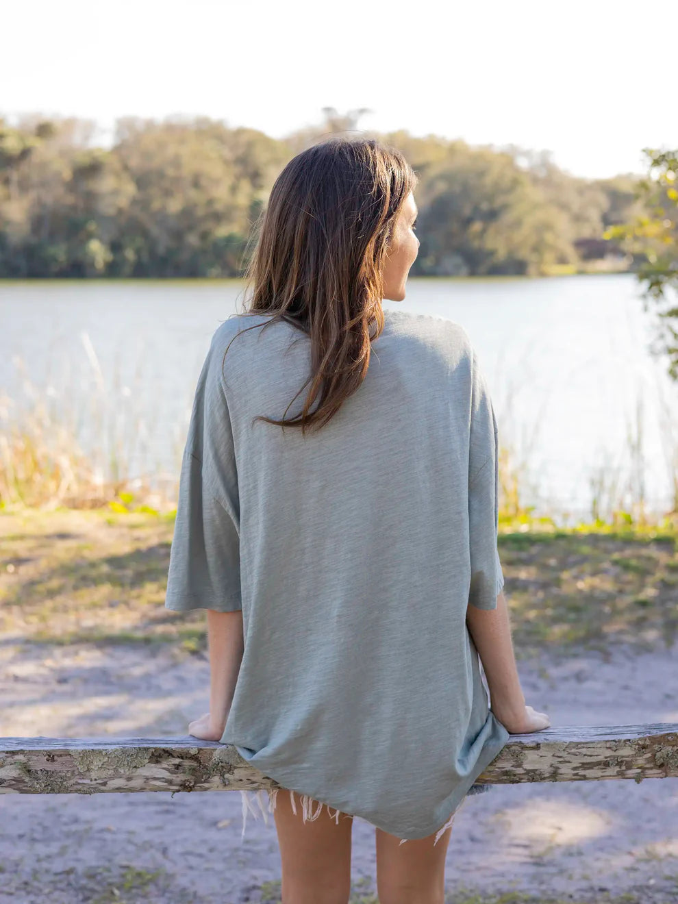 Folk Flower Bay Oversized Tee