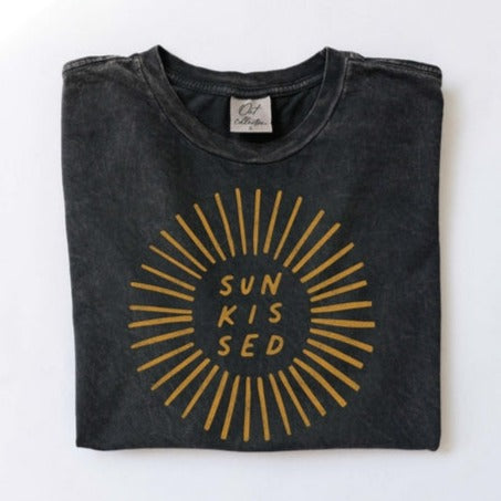 Sunkissed Mineral Washed Women's Graphic Tee