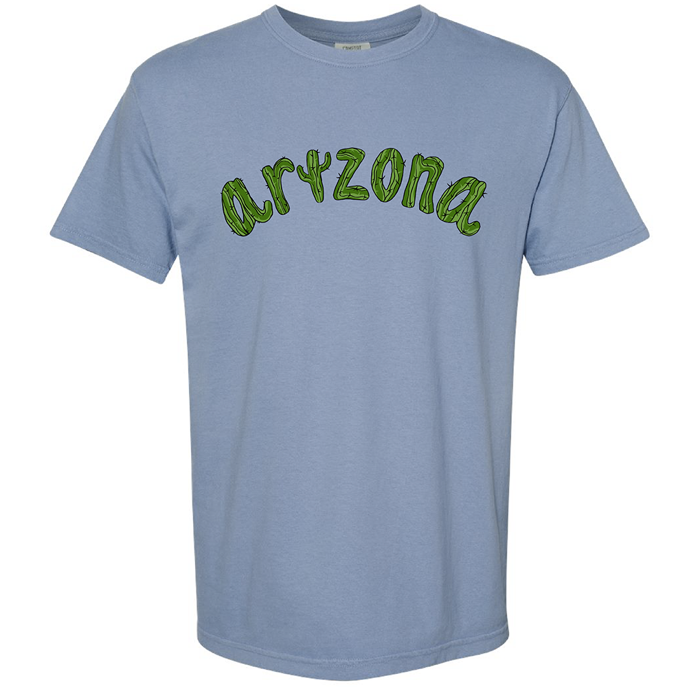 Arizona Cactus Letter Tee