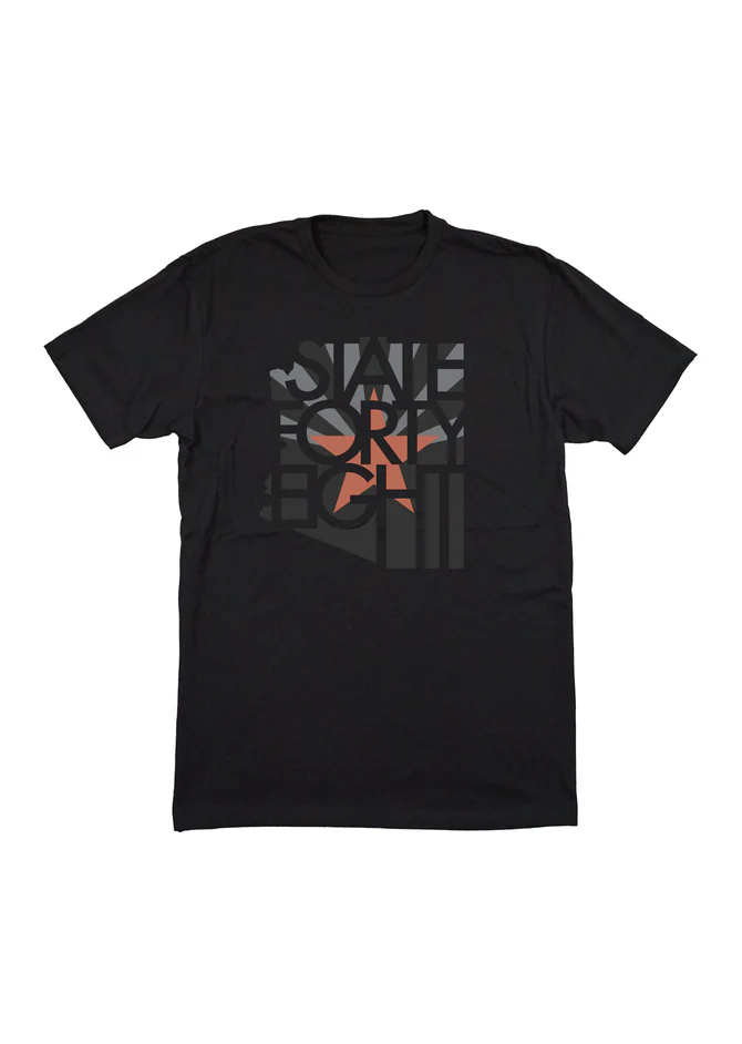 State Forty Eight Copper AZ Flag Tee