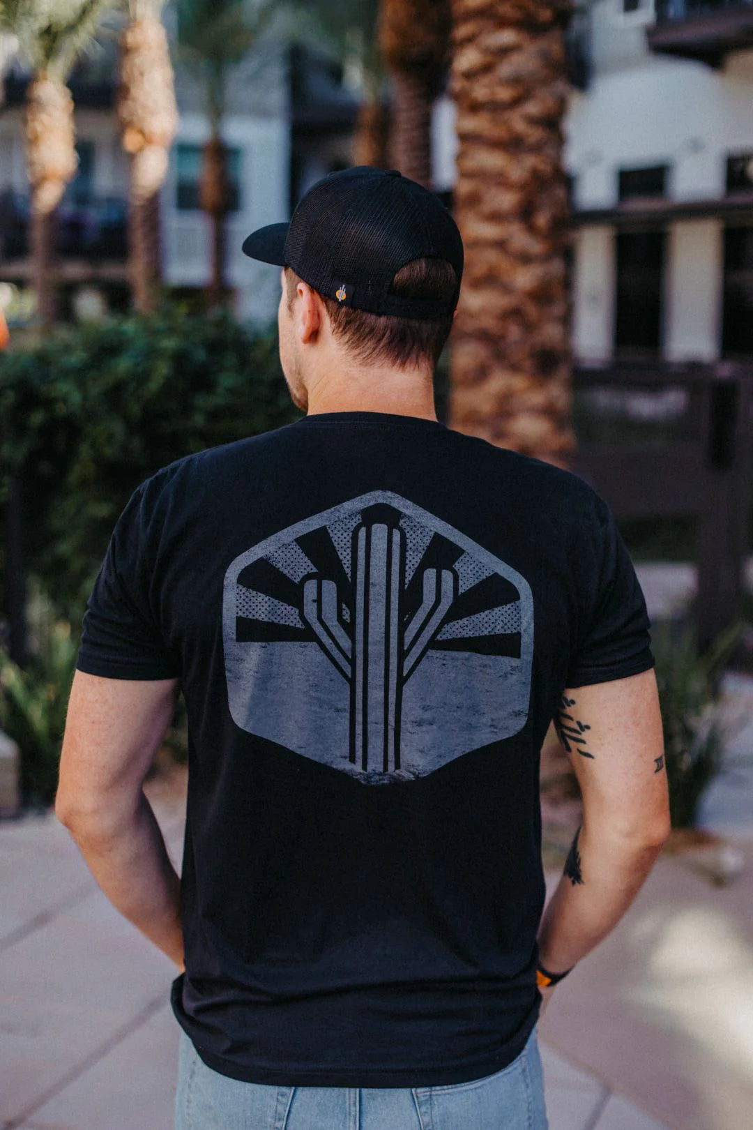 Iconic Arizona The Sentinel Tee - Ink Black