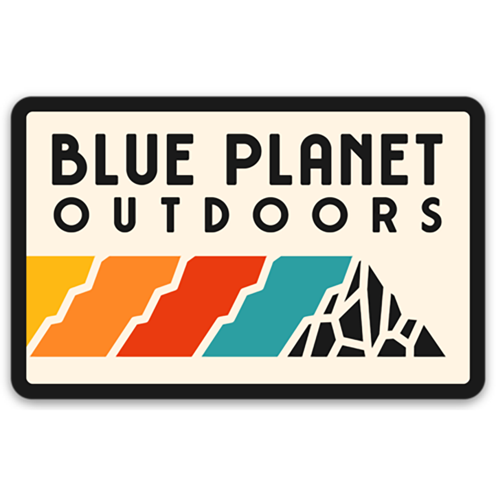 Blue Planet Outdoors Mountain Sticker