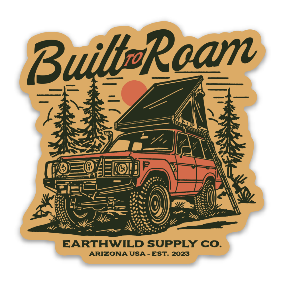 Built to Roam Adventure Sticker