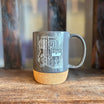 Arizona Ceramic Glazed Mug With Cork Bottom