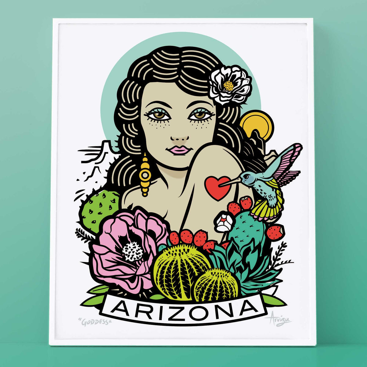 Desert Goddess 8 x 10 Art Print