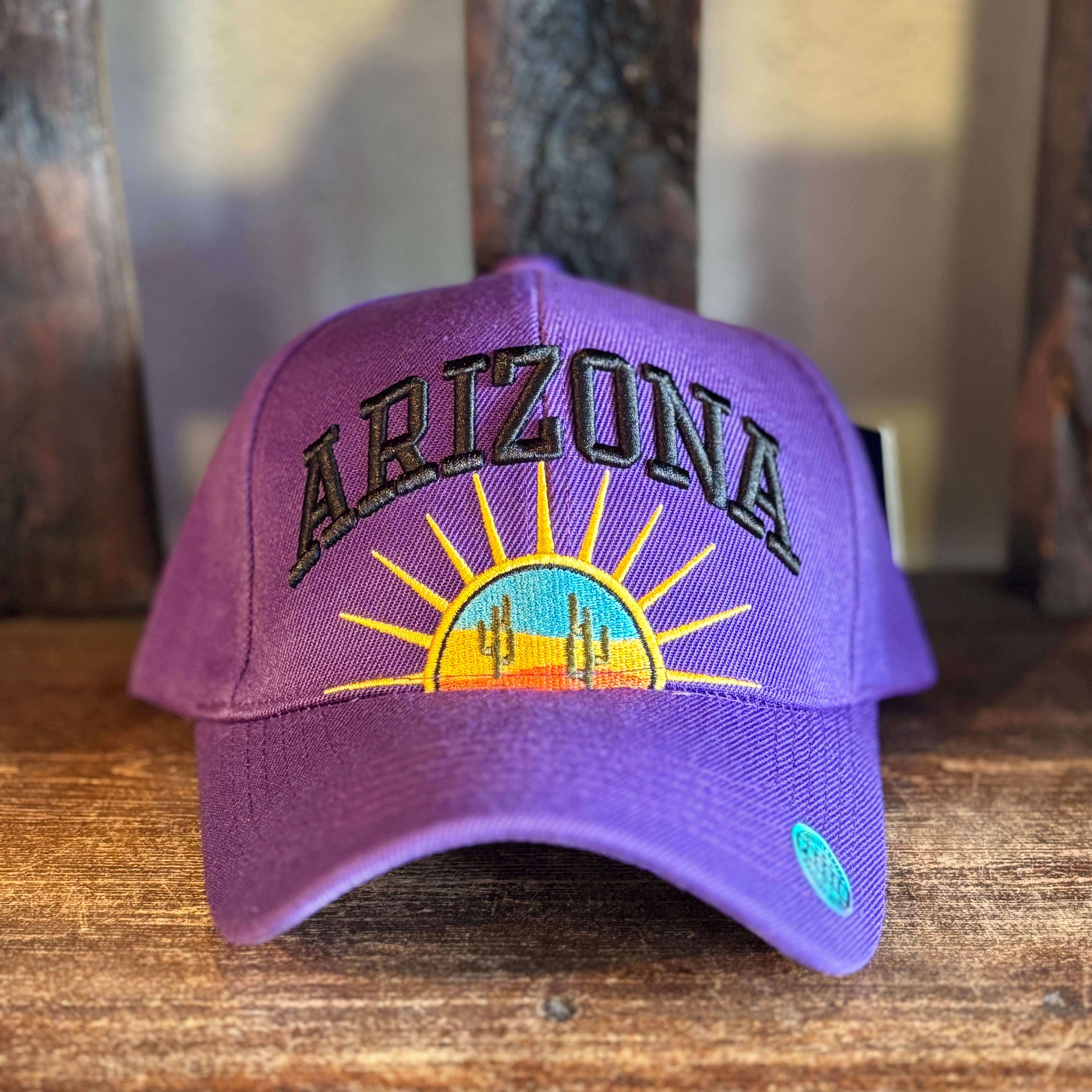 Purple Arizona Sun Baseball Cap