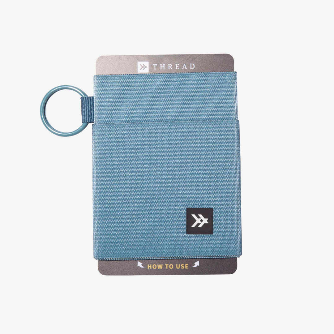 Surf Blue Elastic Wallet