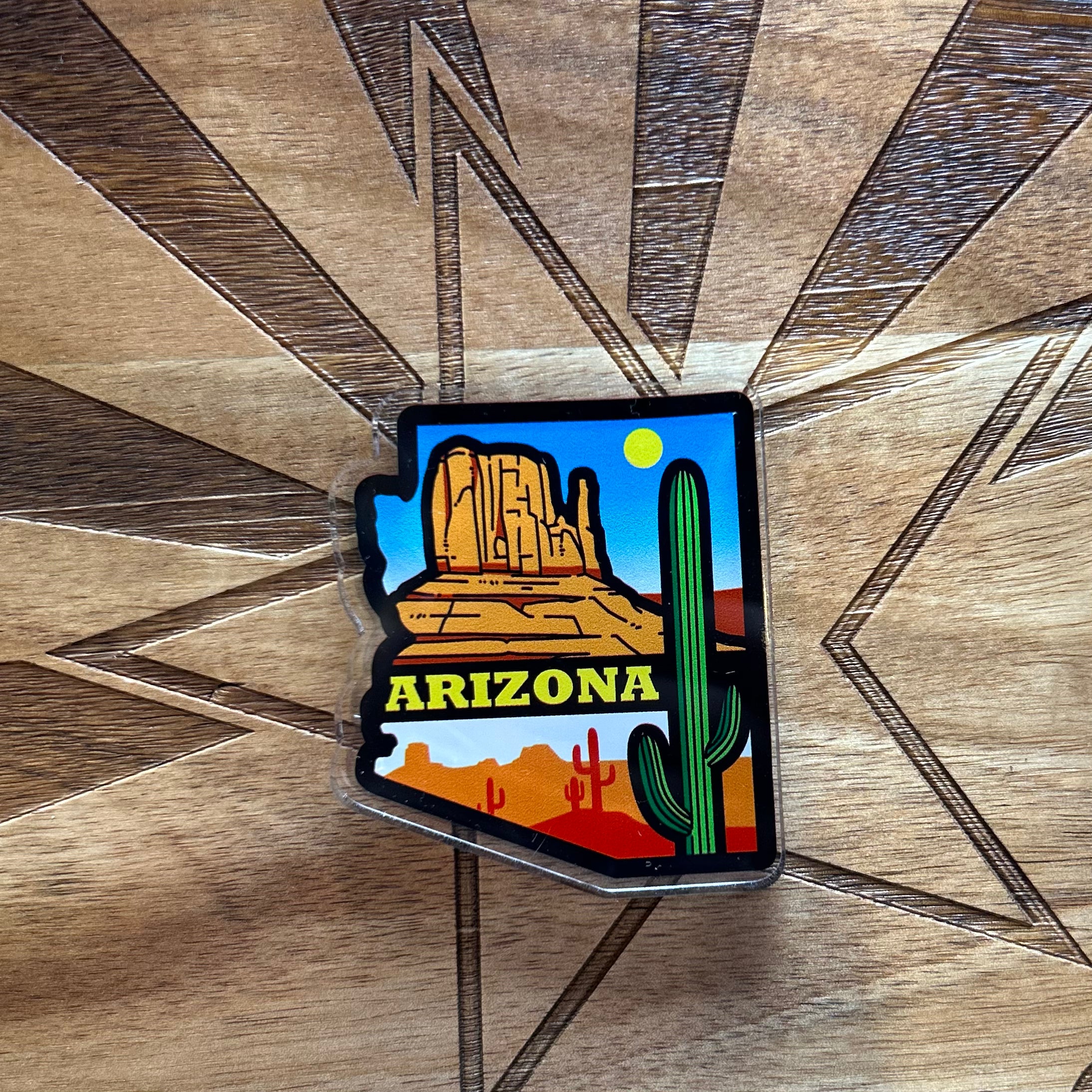 Arizona State Scene Acrylic Magnet