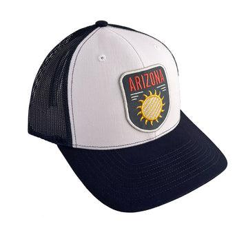 Arizona Sun Scout White and Navy Trucker