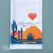 Heart of the Desert Tea Towel