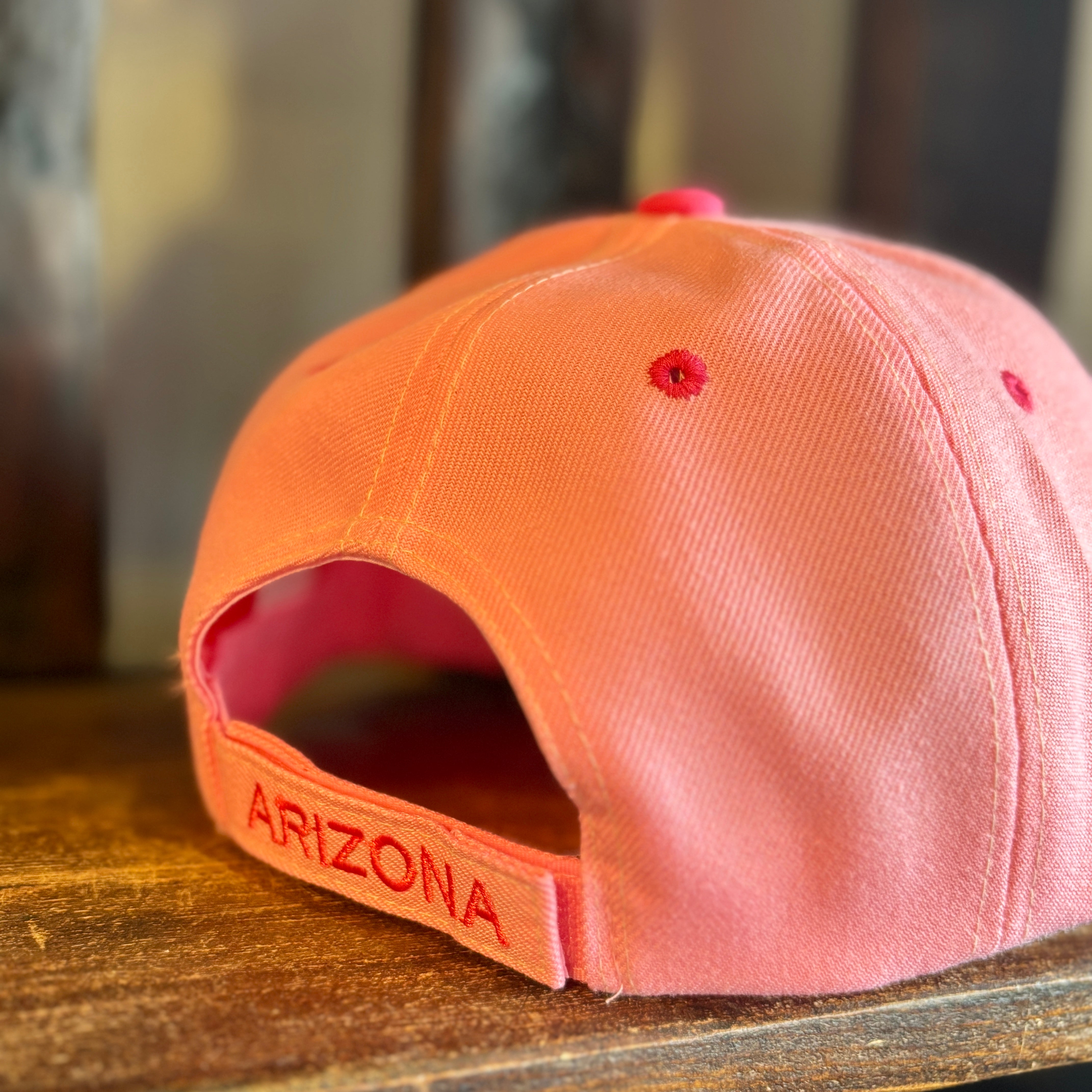 Pink Arizona Baseball Cap