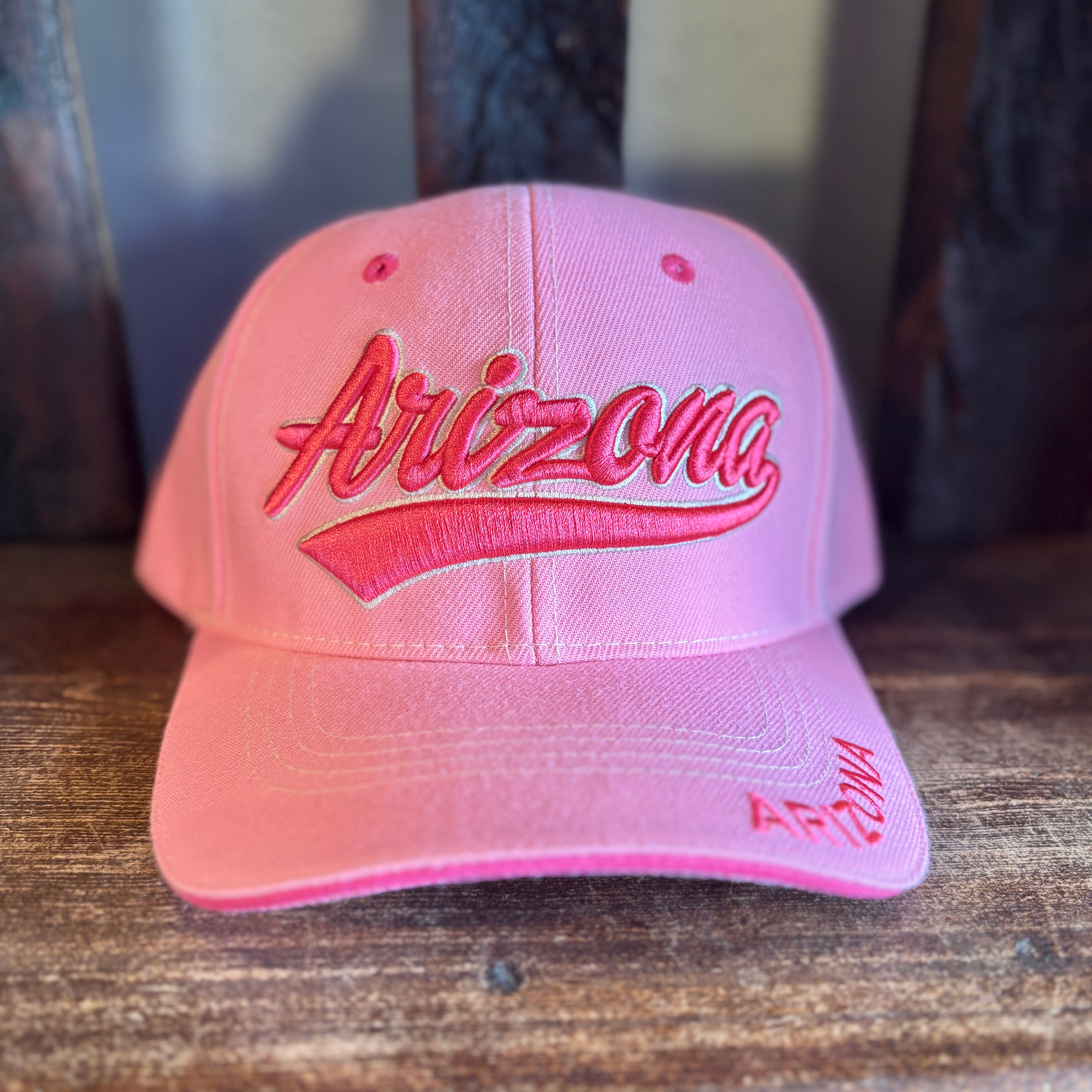 Pink Arizona Baseball Cap