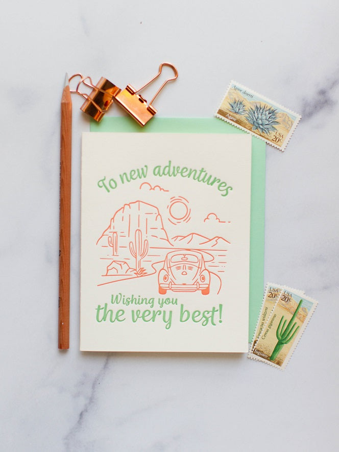 To New Adventures Greeting Card