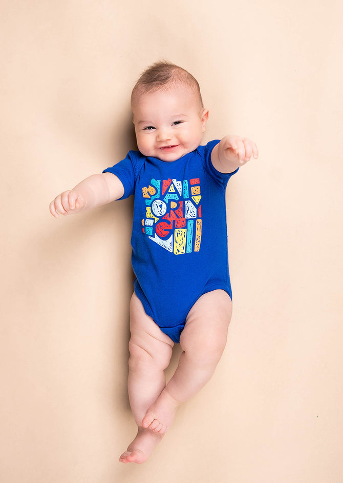 State Forty Eight Onesie - Scribble