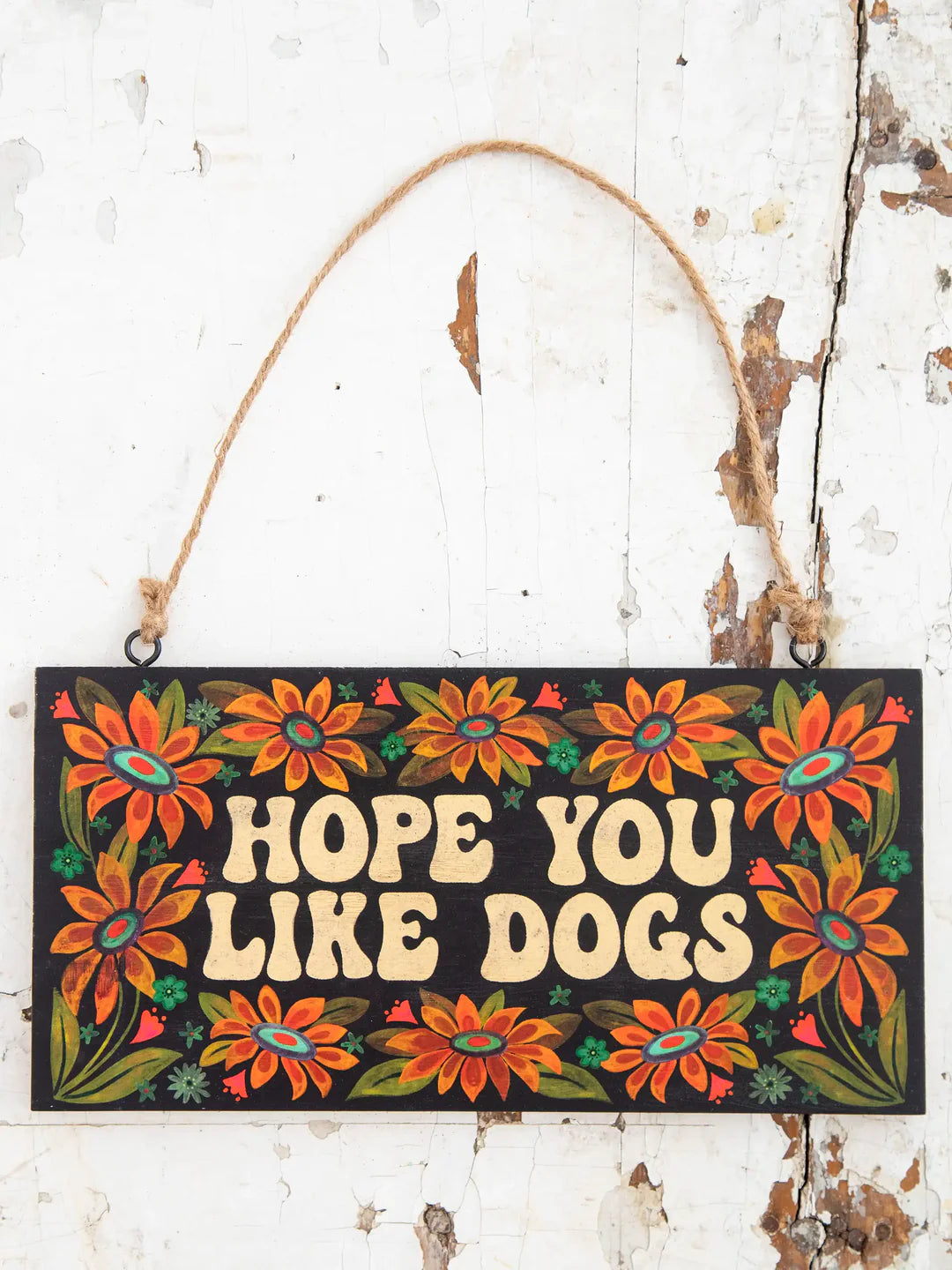 Wooden Sign - Likes Dogs