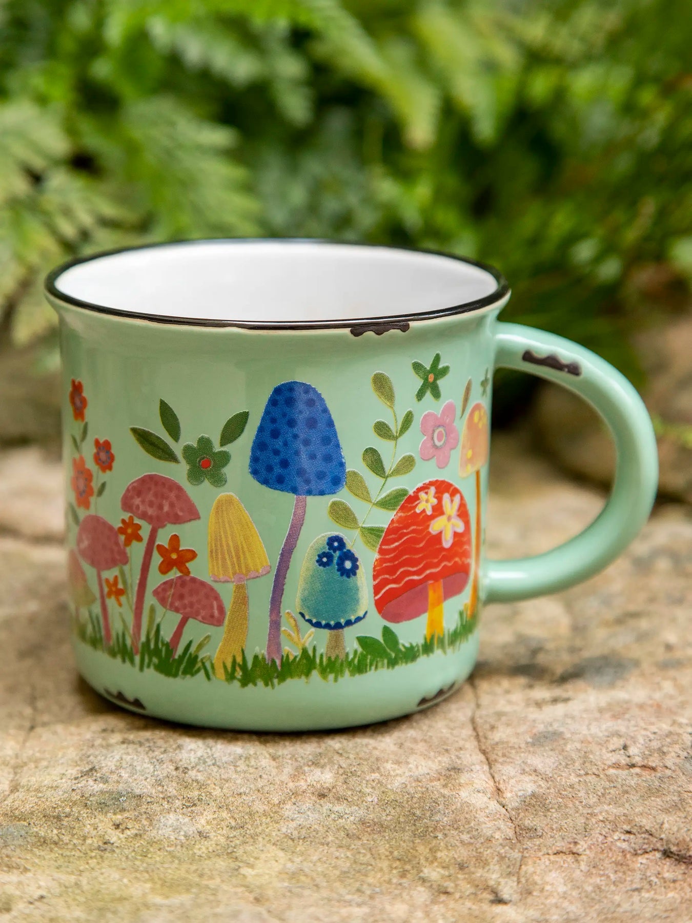 Camp Coffee Mug - Mushrooms