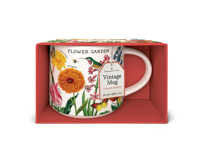 Flower Garden Vintage Mug