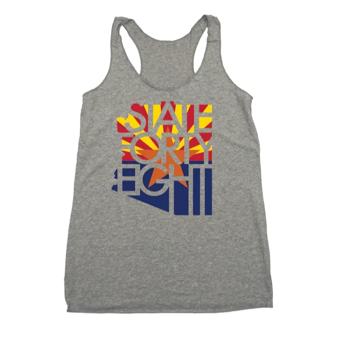 State Forty Eight Racerback Tank - AZ Flag