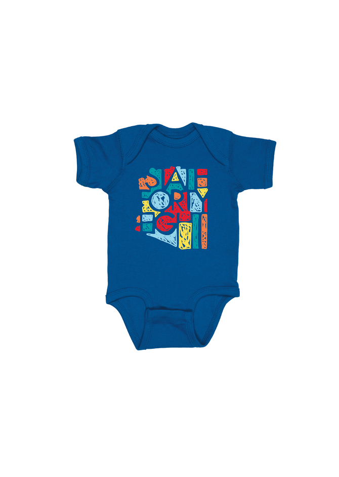 State Forty Eight Onesie - Scribble