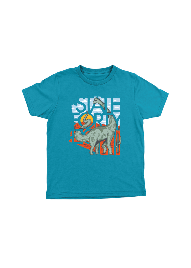 State Forty Eight Kids' Tee - Sonorasaurus